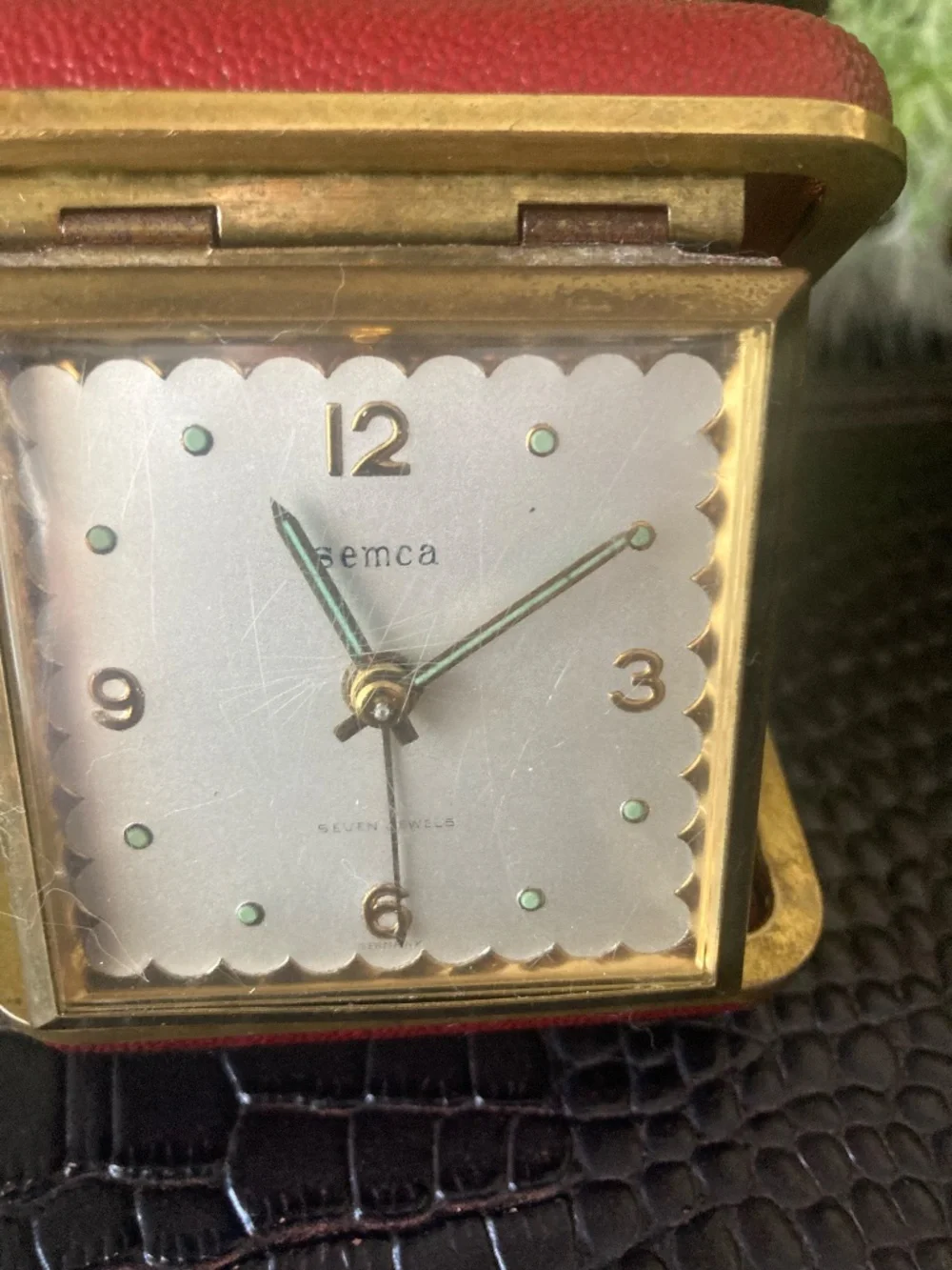 Vintage Semca 7 Jewel Travel Alarm made for sale  Holland America Cruise
